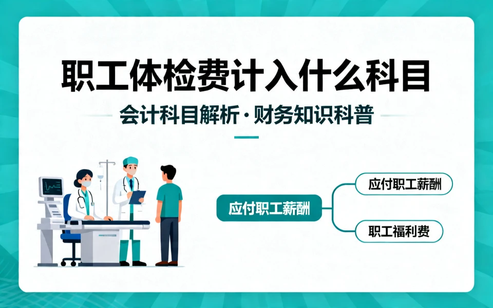 公司为员工报销的体检费用，会计竟错误计入“职工福利费”！