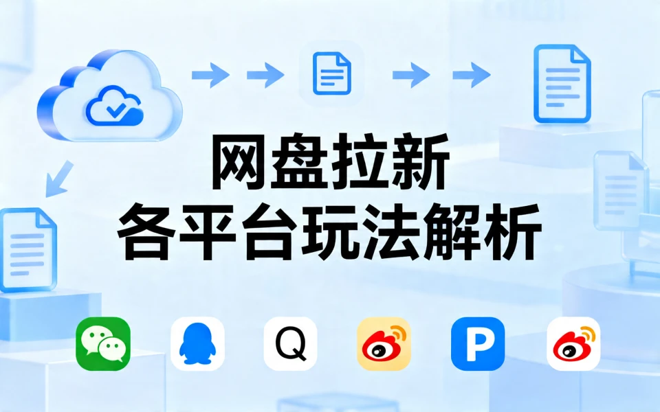 第一课：网盘推广拉新转存项目各平台玩法解析
